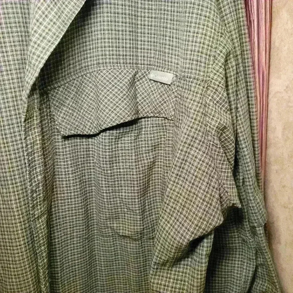 Columbia omni-shade long sleeve button up mens xlt - Picture 3 of 4